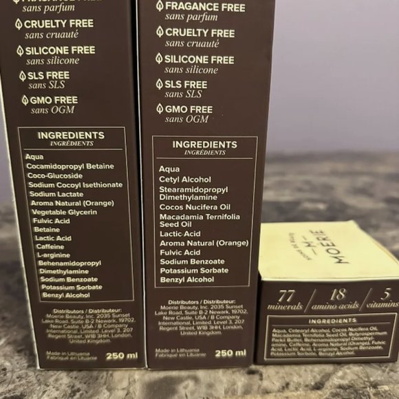 Moerie Hair Growth Set - Shampoo, Conditioner, & Mask (3pc) - Reverse Hair Loss - Picture 6 of 12